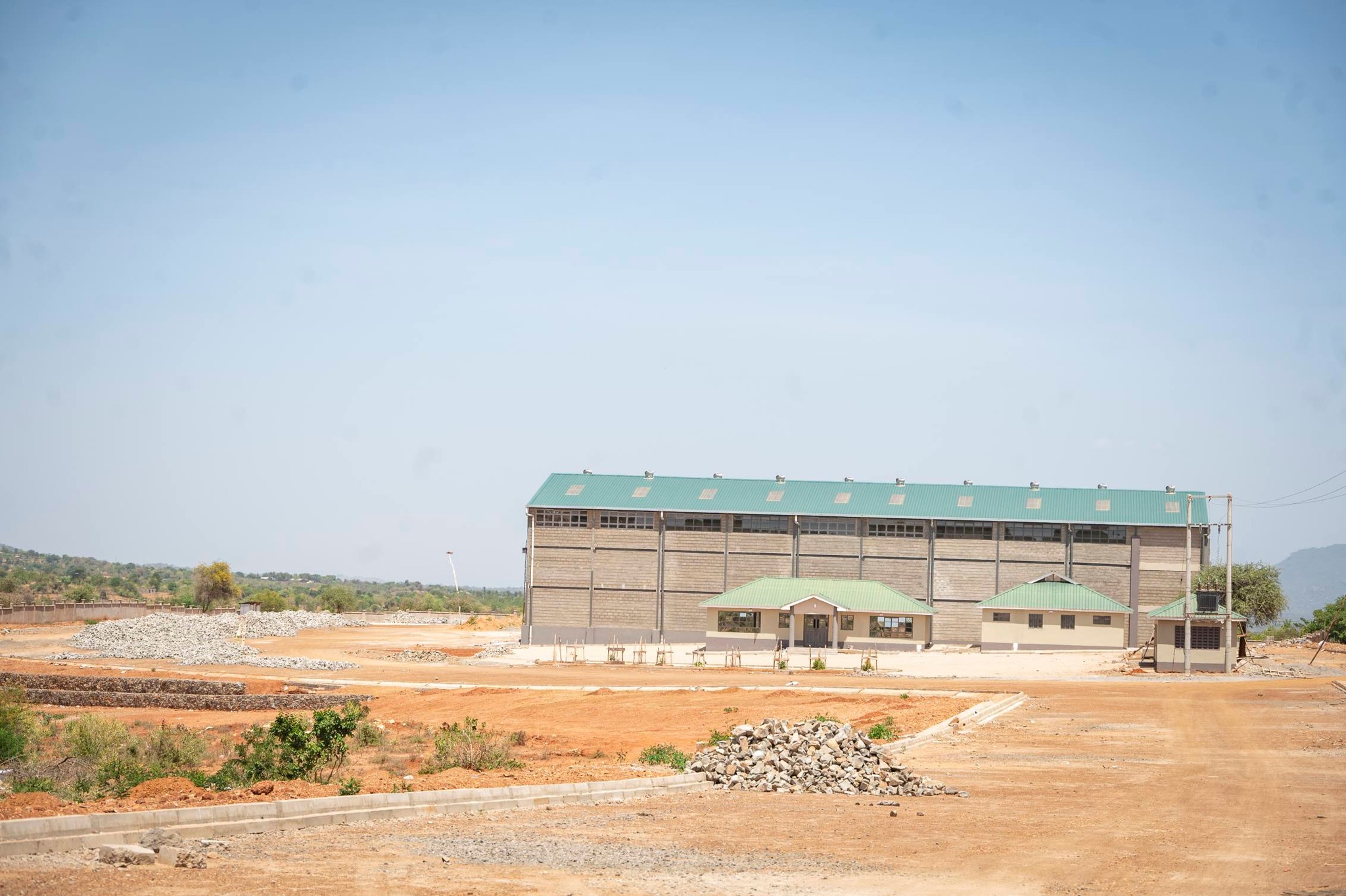 Governor Mbarire at CAIP groundbreaking ceremony