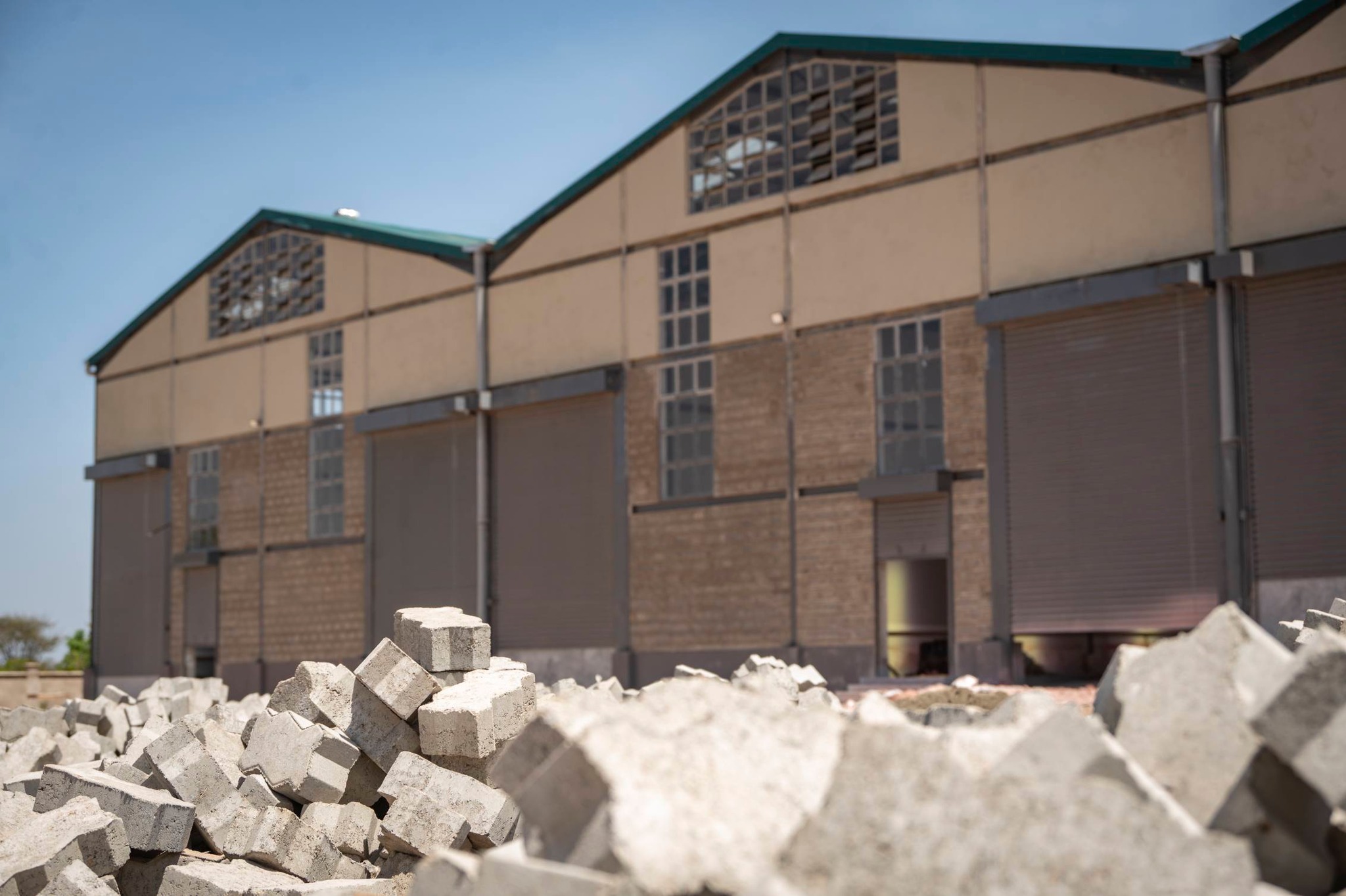 Governor Mbarire at CAIP groundbreaking ceremony