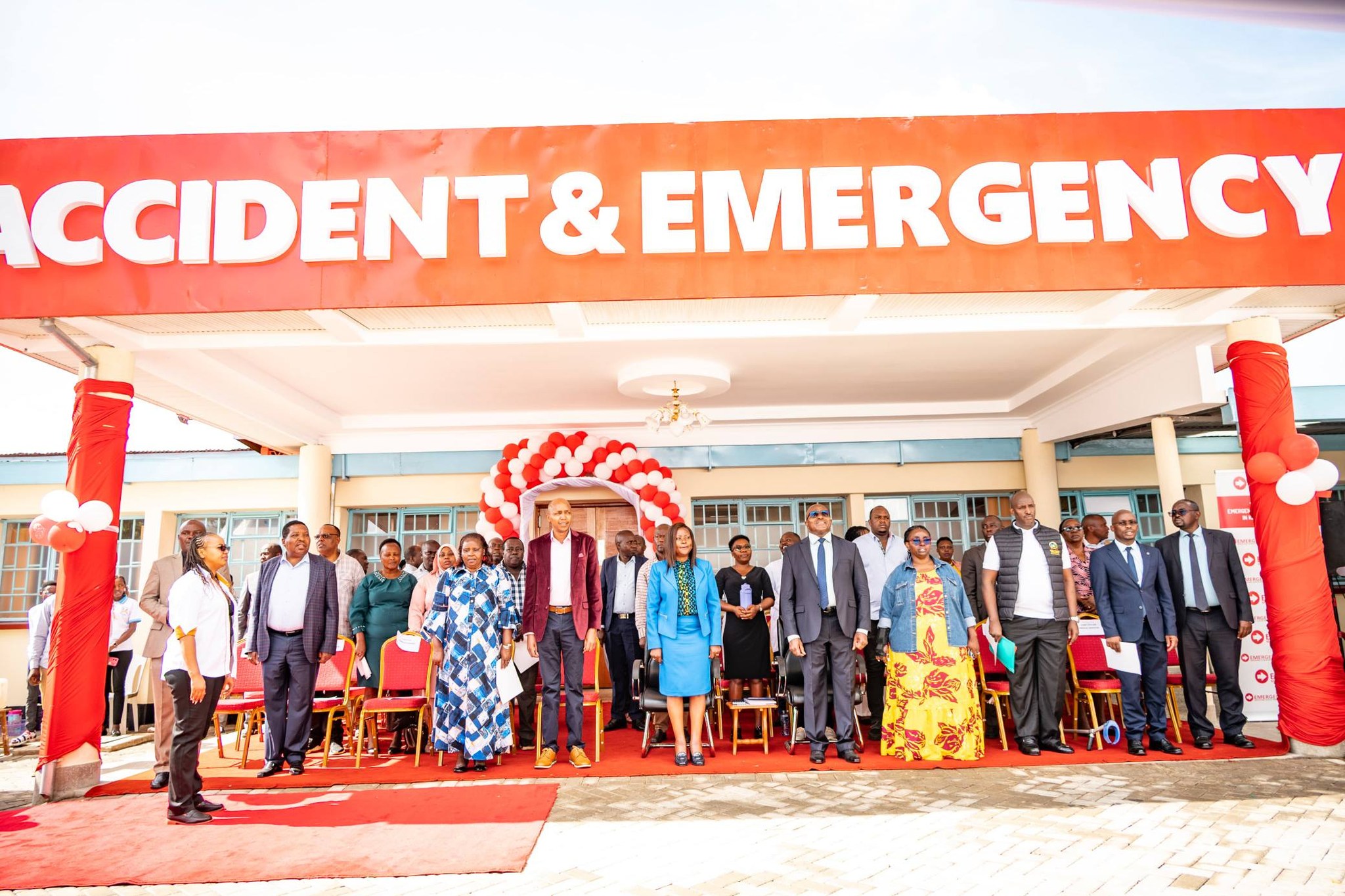 Cecily Mbarire, EGH, officially commissioned a new, state of the art Accident and Emergency Centre at Embu Level 5 hospital.
